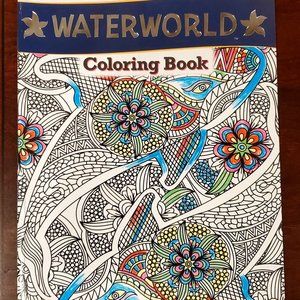 Kappa Designer Series "WATERWORLD" Adult Coloring Book - New! June 2020